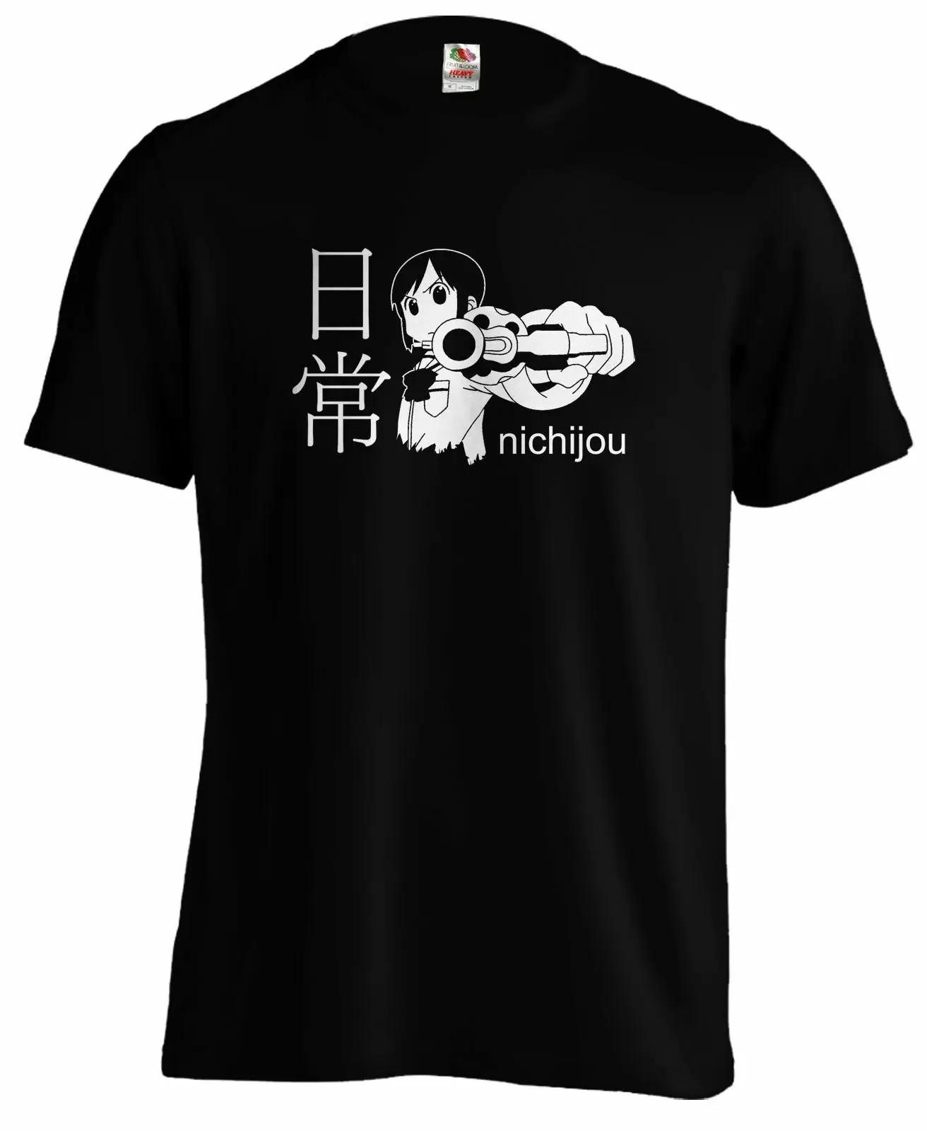 Nichijou Misato Tachibana Anime Manga T shirt Tee | Мужская одежда