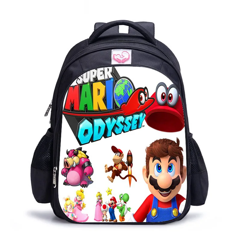 Sac Dos 16 дюймов Аниме Mochila Super Mario рюкзаки для школы подростков девочек путешествия застегивающиеся на молнию школьные сумки Kpop 3D печать книжная сумка - Цвет: 38