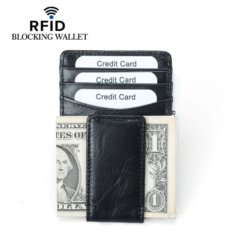 

New Cowhide Slim Card Case Bag Fashion Small Wallet ID Credit Cards Pack Money Clip Geniue Leather Cash Card Pocket