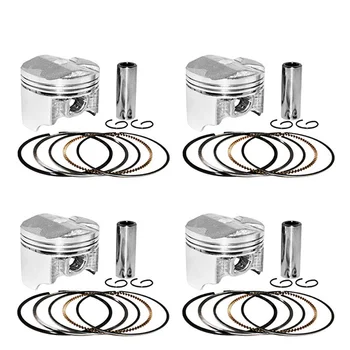 

4Sets Motorcycle Piston & Rings Kit For HONDA CB400 CB-1 VTEC 400 I II III IV CB400SF NC31 NC36 NC39 CBR400 23 NC23 CBR29 NC29
