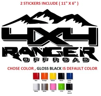 

For 2Pcs FORD RANGER EDGE FX2 FX4 SPLASH STICKER DECAL EMBLEM