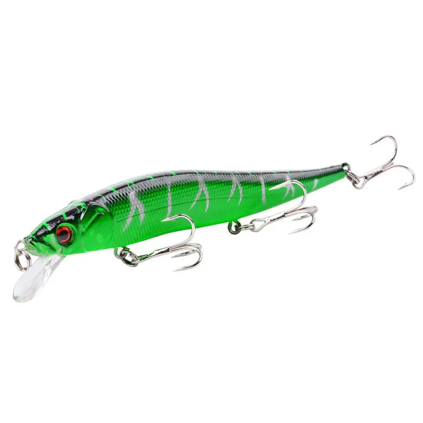 1 шт. приманки для рыбалки Minnow, жесткая приманка, 11,5 см, 15 г, джиг, воблеры, приманка для окуня, приманка для щуки, пластиковые искусственные приманки для рыбалки, снасти, кренкбейт - Цвет: Color 1