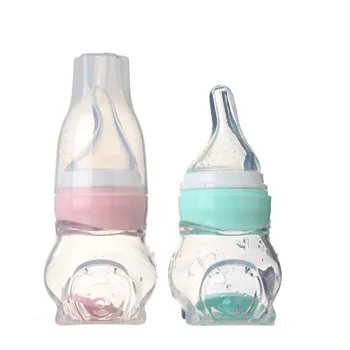 

Silicone Soft Pacifier Medicine Feeding Device For Infants Children With Anti-choke Silicone Headband Scale Measuring Cup Feeder