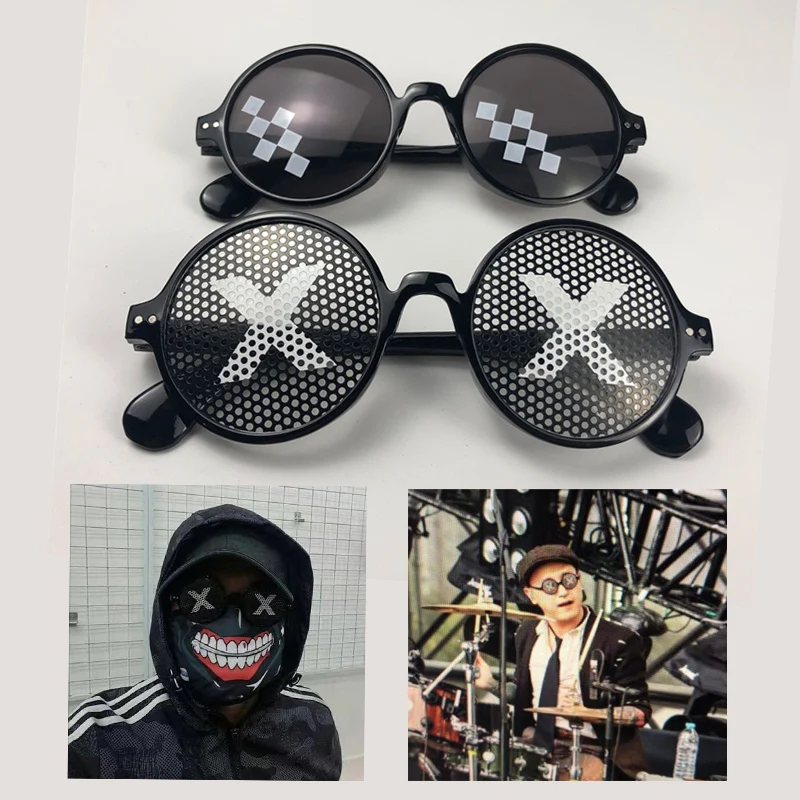 

Fifth personality mosaic glasses button glasses button glasses visual props goggles party props