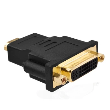 

Mini Dual Link DVI i 24+5 Male to a HDMI Male Adapter Cable DVI-i Connector Splitter Converter Jack Wire Cord for HDTV PC