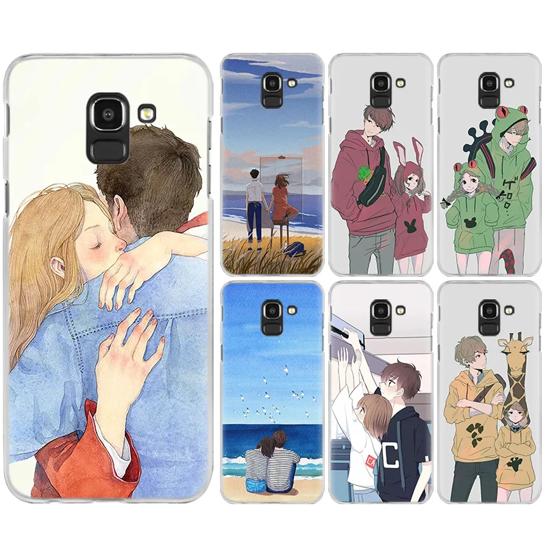 

Anime Couples Case Cover for Samsung Galaxy S10 S10e 5G S9 S8 S7 Edge M40 M30 M20 M10 J8 J6 J4 Plus 2018