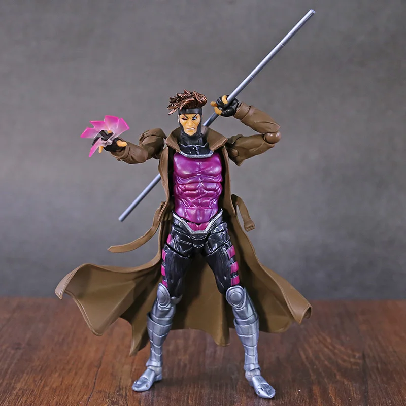 

Revoltech NO.012 Marvel X-Men Gambit Remy Etienne LeBeau PVC Action Figure Collectible Model Toy