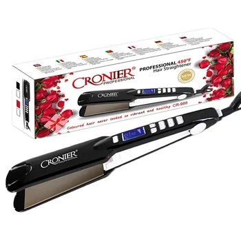 

Max 450℉ LCD digital professional flat iron hair straightening hair straightener smoothing hairdressing tool width 220-240v