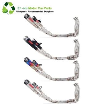 

Free Shipping Z1000 Z1 Ninja1000 2010-2016 Motorcycle Full Exhaust System Muffler Escape Modified Middle Link Pipe