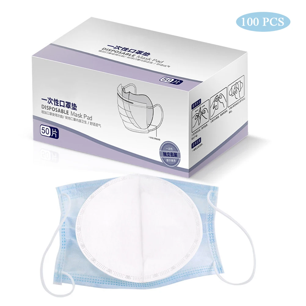 

50pcs/ Disposable Face Mask Filter PM2.5 Filter Paper Anti Haze Mouth Mask Anti Dust Mask Filter Paper Protection Mask Gaskets