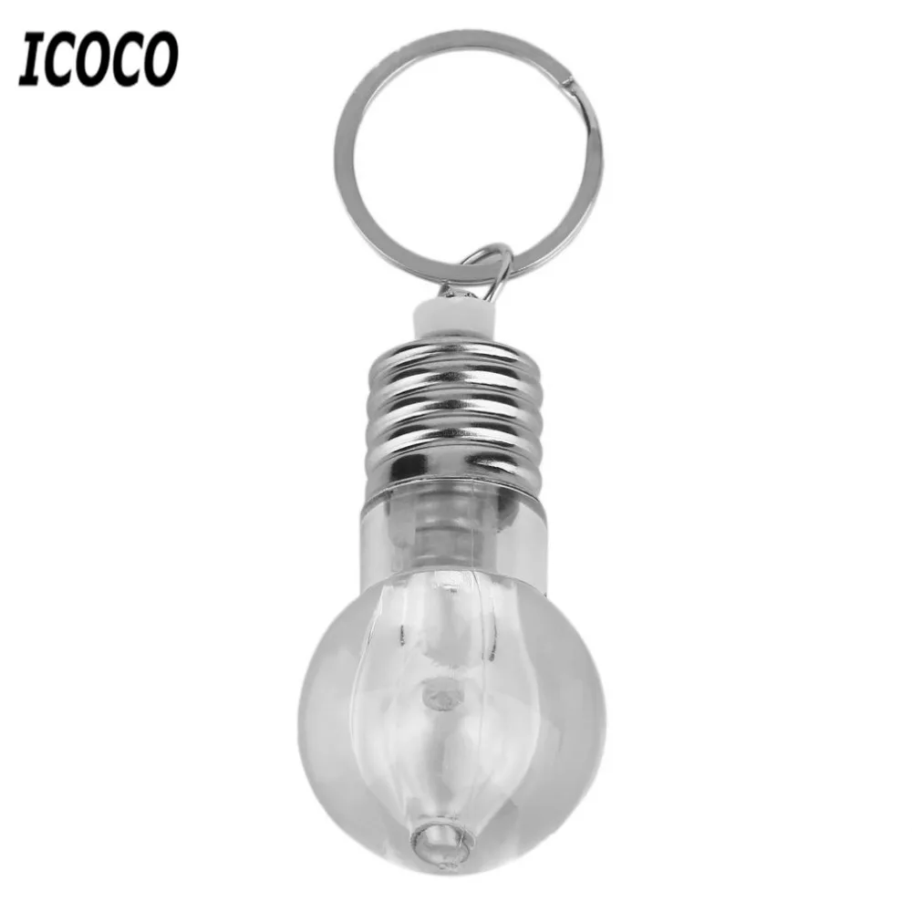 Color Changing LED Flashlight Light Mini Bulb Lamp Key Chain AG3 Button Cell Ring Clear Lamp Torch Key