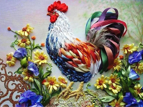 Алмазная вышивка, вышивка крестиком петух, животные, стразы, рождественский подарок, полный круглый бриллиант - Цвет: Армейский зеленый