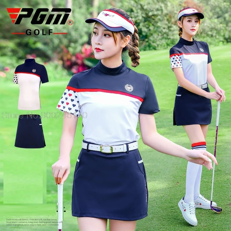 Vestiti Da Golf Pgm Femminile Manica Corta Camicette Estate Donna Sottile  di Tennis Mini Vestito Con Gonna Patchwork di Sport T-Shirt Da Golf  Abbigliamento - AliExpress Sports \u0026 Entertainment