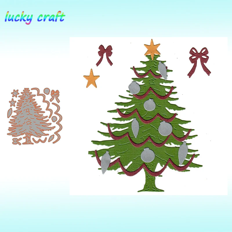 

Christmas tree Metal Cutting Dies for DIY Scrapbooking Embossing Paper Card Album Decoration Crafts Dies Cut 2019