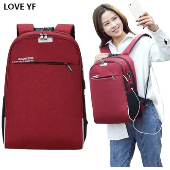 

Teenager backpacks anti-theft business laptop school bags travel USB charging backpack student bag sac scolaire enfant