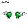 green earrings
