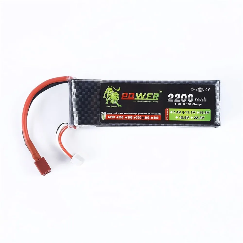 A+ Lion 11,1 V 2200mah 40C Lipo аккумулятор для радиоуправляемой модели автомобиля вертолета 450