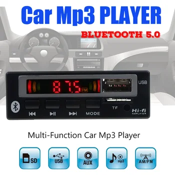

Music Speaker 5-12V Car Kit Bluetooth Mp3 Player Board Module Wireless Receiver FM Radio V5.0 AUX ​USB Audio Adapter for Speaker