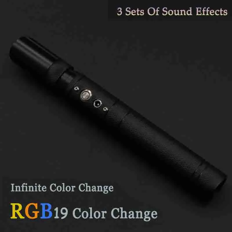 

Lightsaber Light Saber Metal Sword RGB Discoloration Laser Cosplay Toy Luminous Outdoor Creative Wars Toys Stick Saber Sword Toy