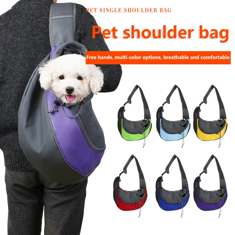 Рюкзак для питомцев собак, переноска для путешествий, удобная сетчатая сумка для щенков спереди, сумка для переноски домашних животных, кошек, сумка на плечо, маленький средний рюкзак