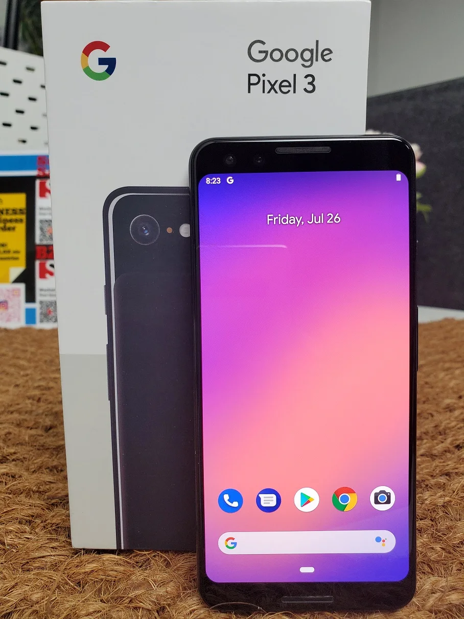 Глобальная версия Google Pixel 3 Sim бесплатный телефон Android 9,0 5," OLED Snapdragon 845 4G ram 128G rom 12.2MP Fingrprint NFC QI