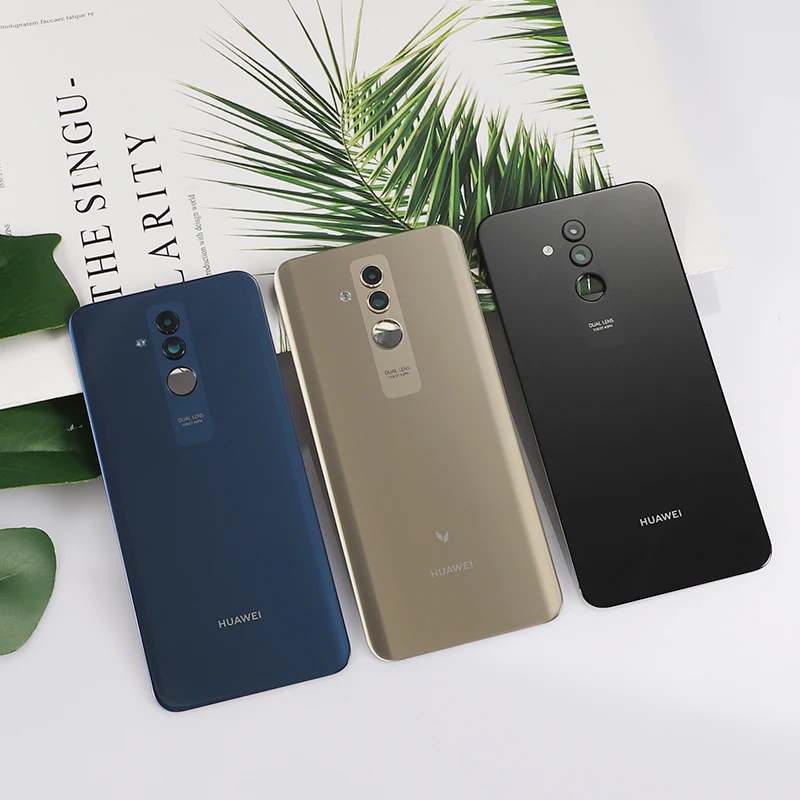 Оригинальный корпус для huawei mate 20 Lite стеклянная задняя крышка батарейного отсека