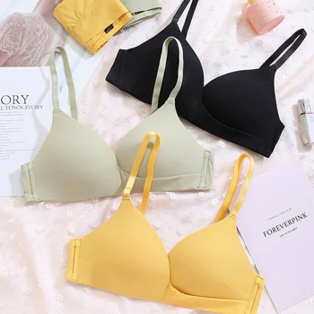 

Sexy Lace Women Bra Set Underwear Set Push Up Wire Free Bra Sexy Bralette Briefs Lingerie 3/4 Cup Bra Set