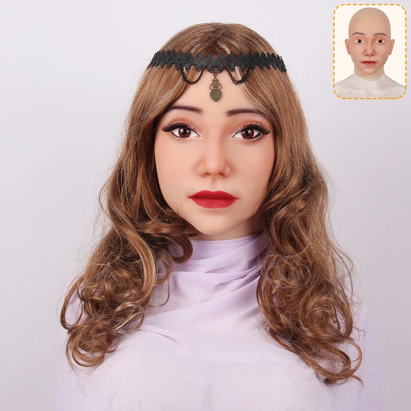 Купить Crossdresser Silicone Beauty Mask Realistis Soft Full Head Drag Queen All Saints' Day Halloween Cosplay  | Отзывы и видеообзор (4000311661943)