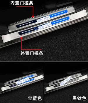 

Car-covers accessories stainless steel Internal external Scuff Plate/Door Sill Door Sill for 2019 Nissan Qashqai J11 Car styling