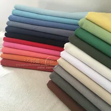 Африканская ткань пэчворк Tissus Шифрование тонкий лен-хлопок сплошной цвет одежды брюки чистый хлопок ткани