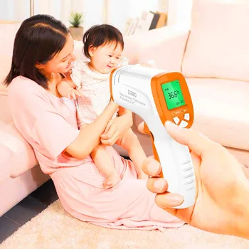 

Hot Sale Non-Contact Forehead Thermometer Digital Infrared Child Adult Body Temporal Thermometer 4.8