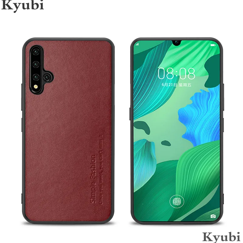 Для huawei Honor 20 Nova 5 mate 10 20 30 P20 P30 Pro чехол из натуральной кожи Мягкий матовый Роскошный чехол для huawei mate 20X Honor 9X