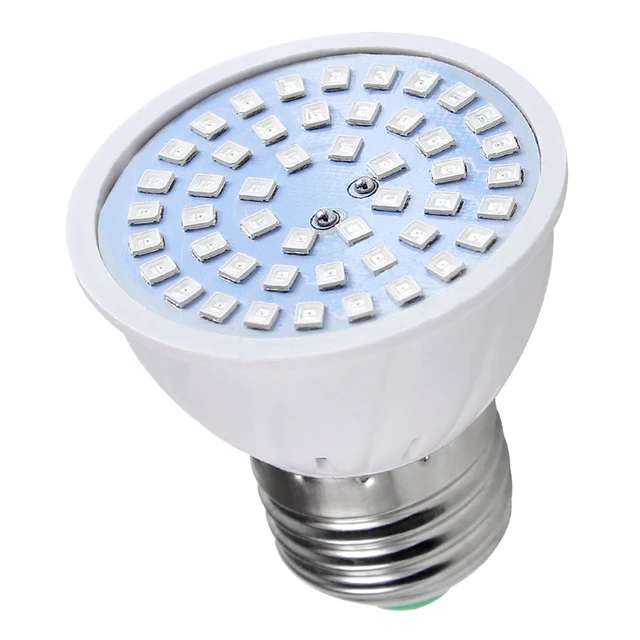 E14/E27 Led Grow Izzerő Beltéri Növényekhez Red És Kék Spektrum -Es Növényi Izzók Palánták Hidroponikus Melenyű Lámpa (220 V)