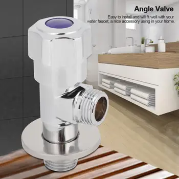

G1/2" Male Thread Copper Water Stop Valve Bathroom Angle Valves Water Inlet Outlet Control valve Bathroom Supplies