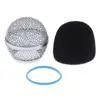 Replacement Blue Steel Mesh Microphone Grill Head Microphone Grille Replacement Head DIY Parts Accessory ► Photo 3/6