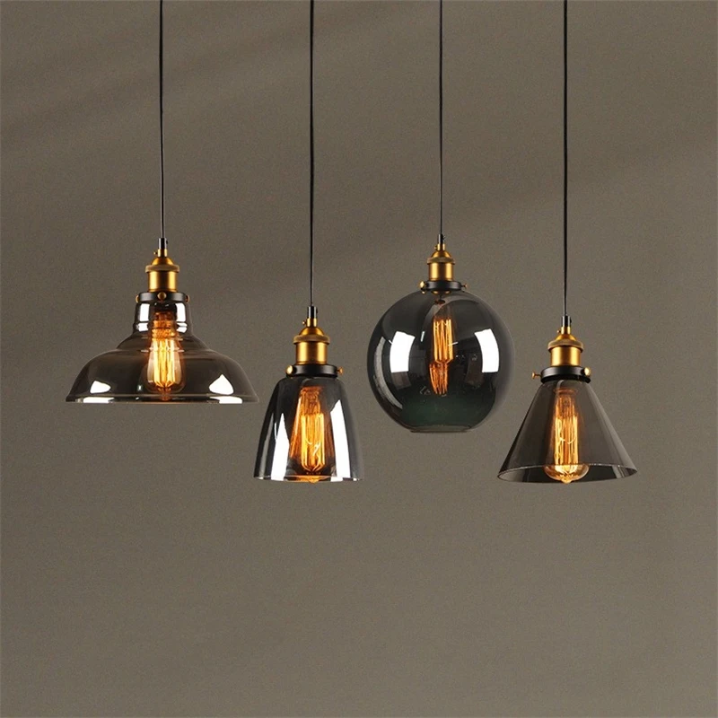 Nordic Glass Ball Modern Pendant Lights Dining Room Kitchen Hanging Lamps Living Decor for Home LED Light Fixtures | Освещение