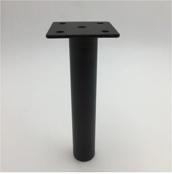 

4pcs matte black cabinet legs, metal furniture foot hardware, 13cm/15cm/17cm