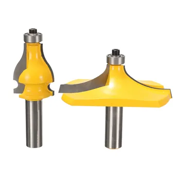 

2pcs 1/2 Inch Shank Handrail Router Bit Standard Set /Flute Wood Working Line Cutter Tenon Cutter for Woodworking Tools