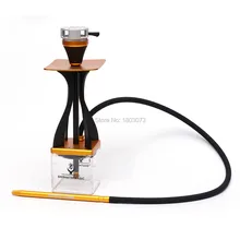 Лучшее качество кальяна алюминиевый стержень акриловая база табак чаша держатель для угля безопасная посылка пластик sheesha кальян