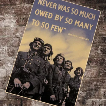 

Vintage Advertising Poster WW2 Winston Churchill Classic Canvas Paintings Vintage Wall Posters Stickers Home Decor Gift