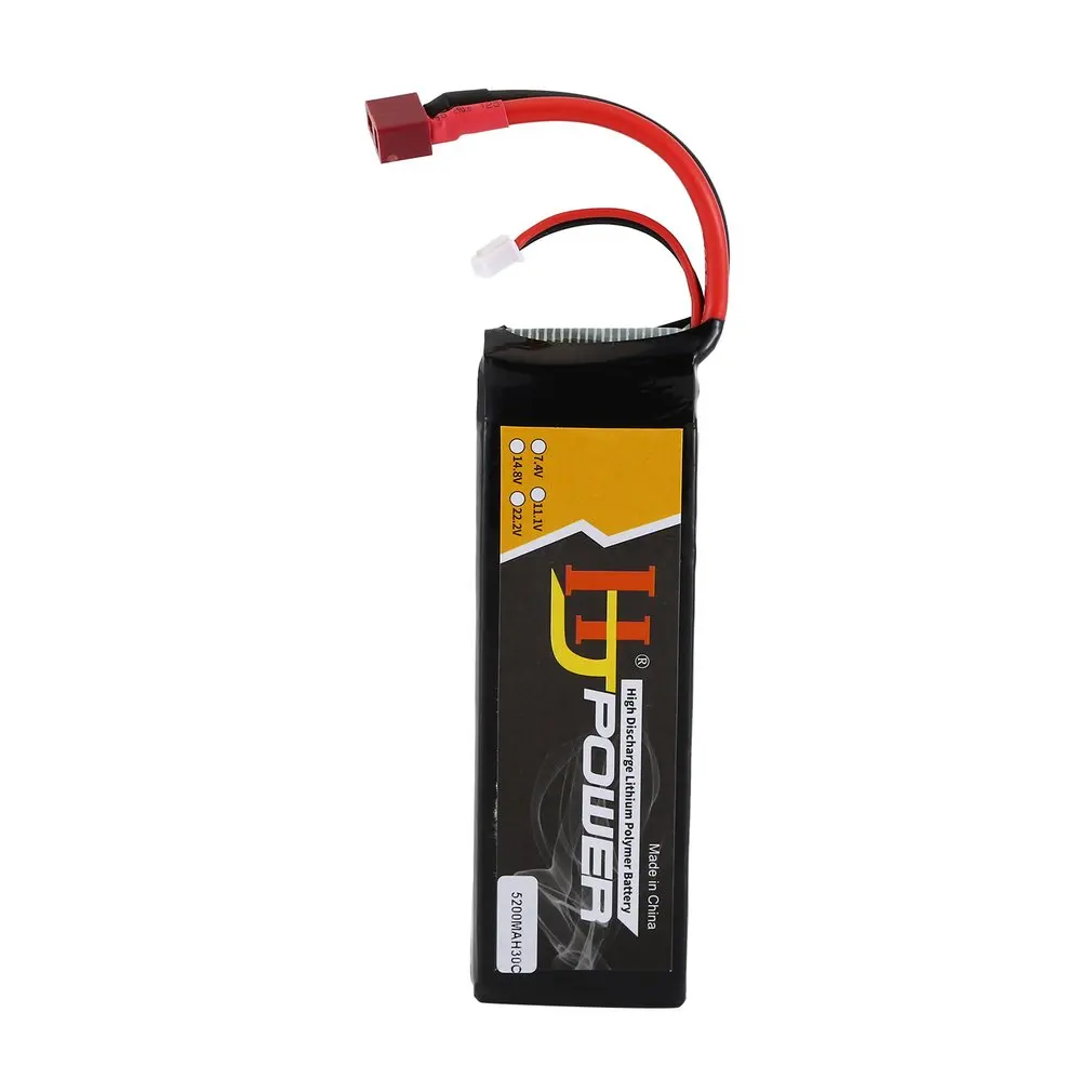 

5200MAH 7.6V 30C T plug Lipo Battery For 1:10 RC Racing Drifting Car Boat Spare Parts Replace Rechargeable Batteries