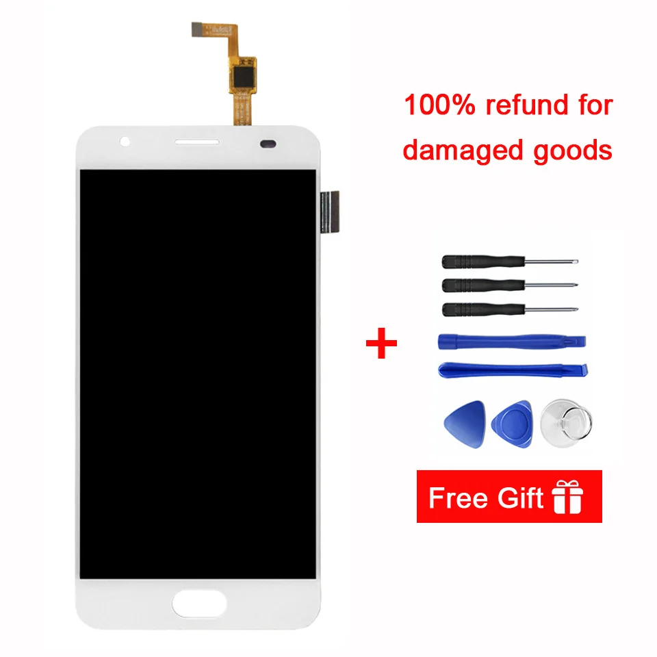 Черный/белый 5 дюймов для Oukitel K6000 Plus ЖК дисплей и сенсорный экран дигитайзер в