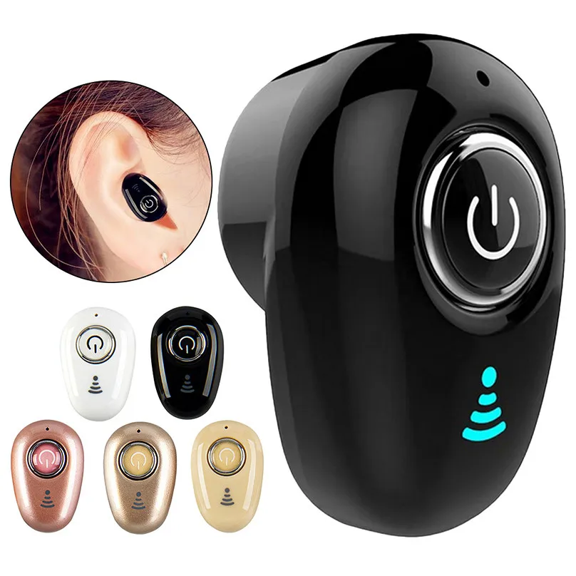 Беспроводные миниатюрные Bluetooth наушники S650 невидимые вкладыши стерео гарнитура