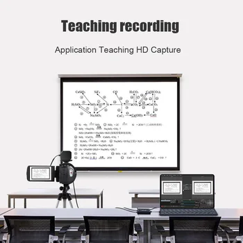 

Recording Box Audio Grabber Portable HDMI Loop Output 4K HD Universal Computer Components Video Card Plug And Play Metal