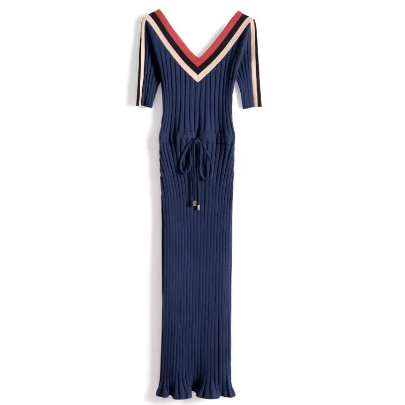 Vestido Longo/шерстяное женское платье Новое кашемировое вязаное платье женское Модное Длинное Платье с разрезом на талии облегающая сексуальная сумка бедра Женская