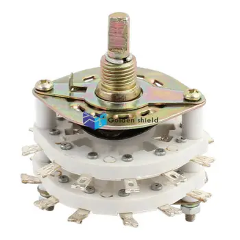 

KCT4X5 4 Pole 5 Position Dual Decks 24 Terminal Rotary Selector Switch