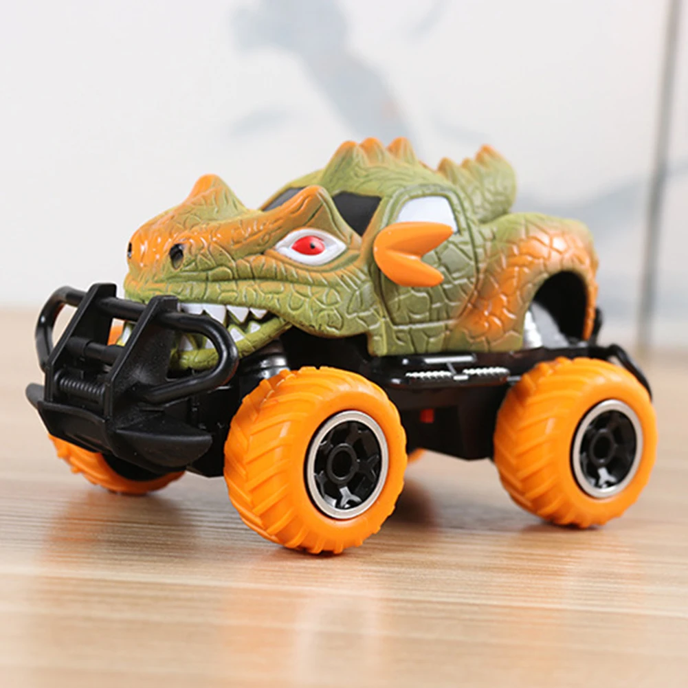 4 Channels Battery Powered Birthday Gift For Toddler Portable ABS Mini Non Toxic RC Car Indoor Outdoor Dinosaur Toy Easy Install