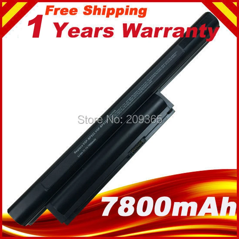6600mAh 9 Cells Battery VGP-BPS22 VGP-BPS22A VGP-BPL22 for VAIO VPC-EA12 EB15 EC1 free shipping | Компьютеры и офис