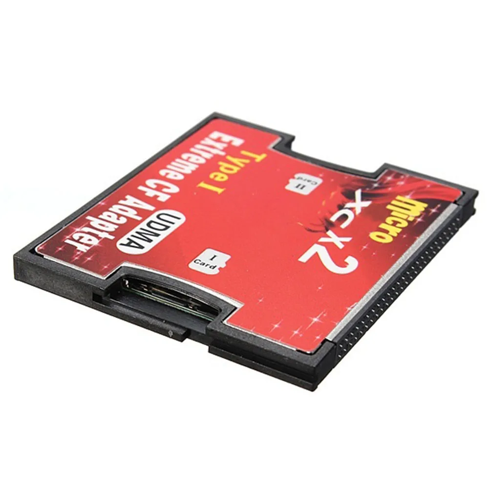 2 порта Micro TF к CF адаптер Micro MicroHC к компактной флэш-памяти типа I кард-ридер конвертер#4