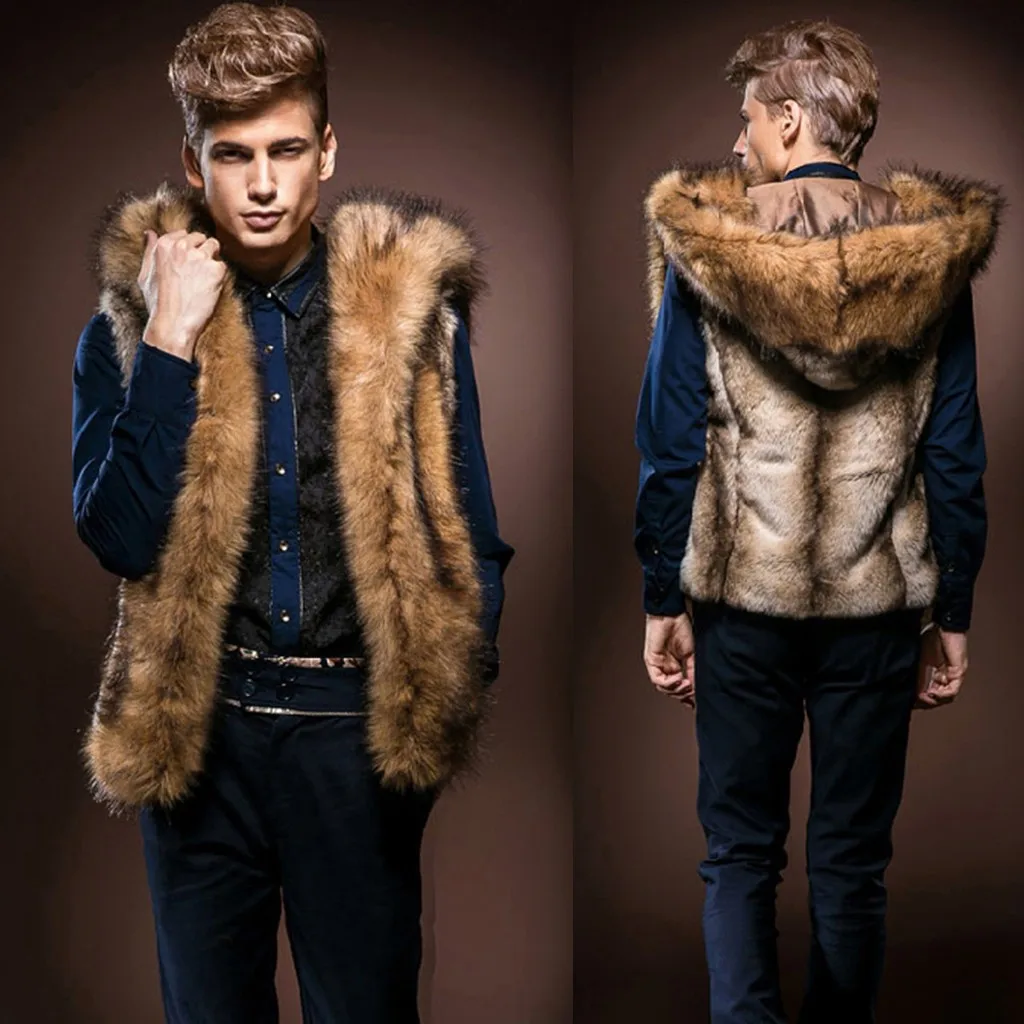 Chalecos para hombre, зимний жилет, мужской, теплый, толстый, пальто, куртка, искусственный мех, верхняя одежда, жилет, пальто, gilet homme erkek yelek abrigos
